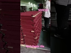 На заказ гофрированная крыша Красный камень покрытые металлические плитки для жилых промышленных